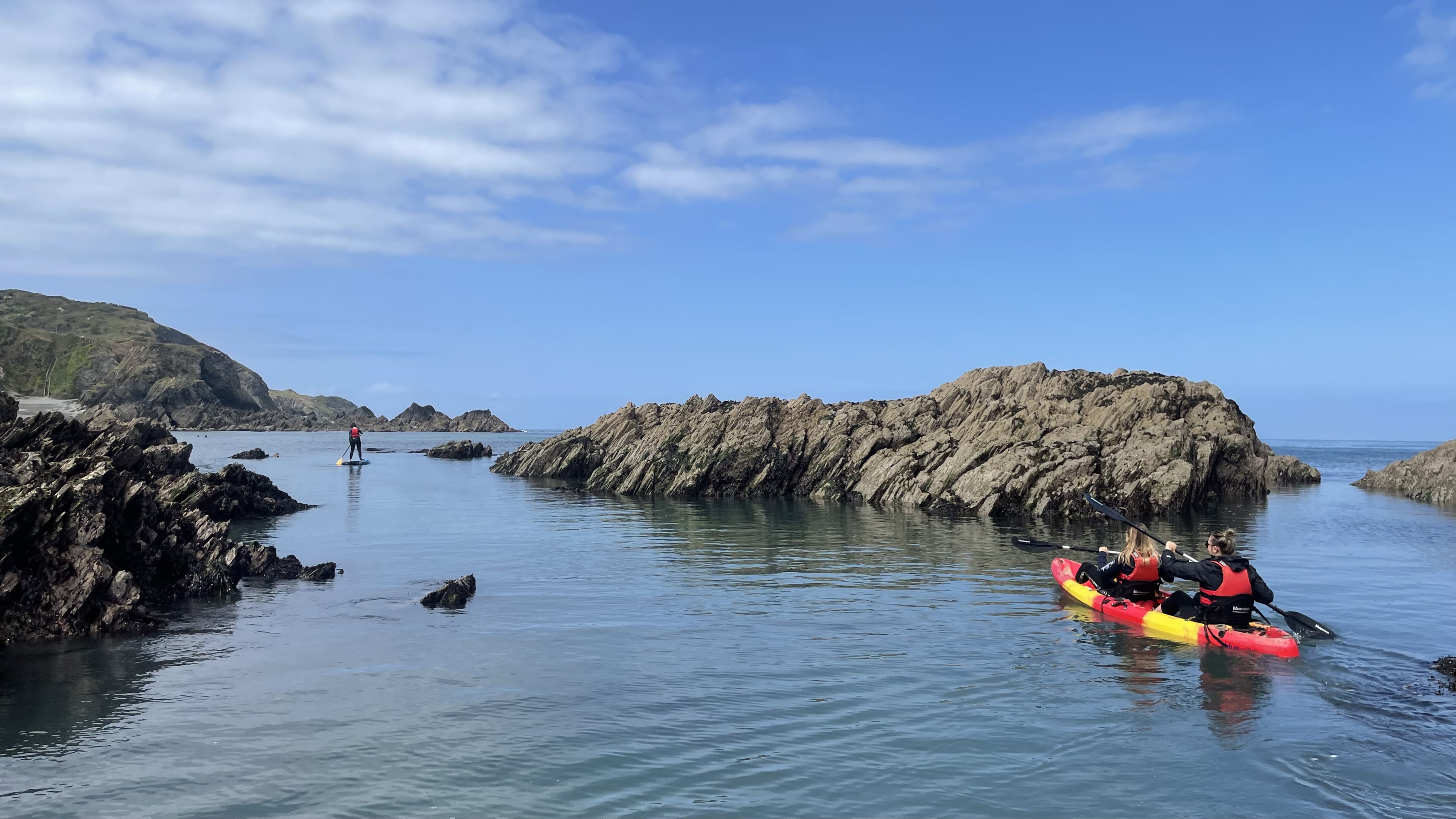 Kayak hire on the North Devon coast, and